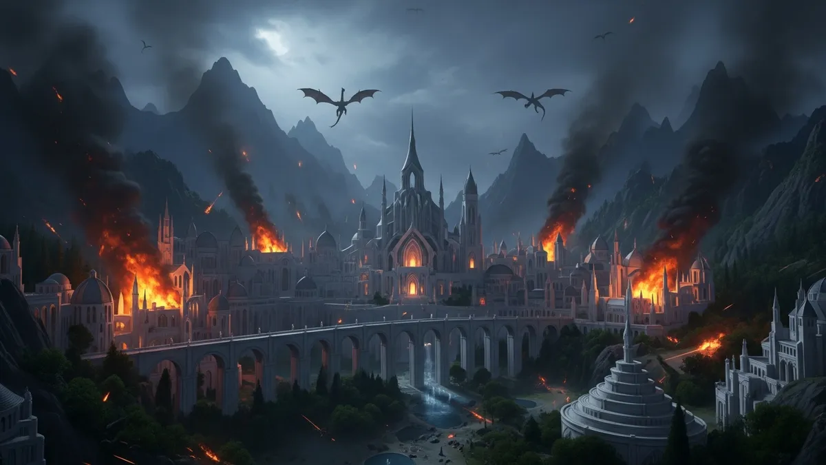 La Caída de Gondolin: la ciudad escondida que una traición condenó