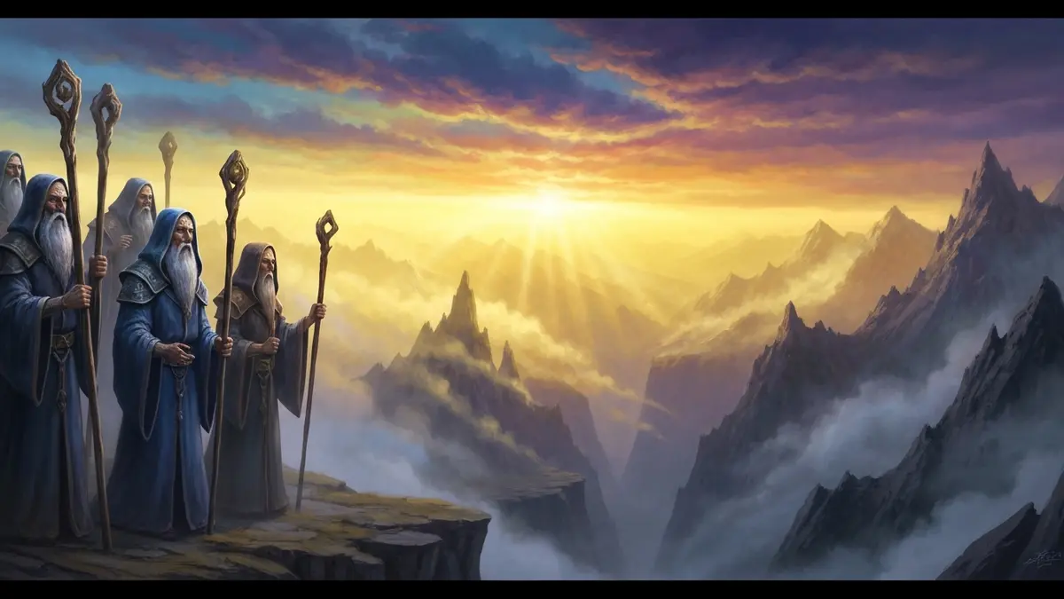 Los Istari: la verdadera naturaleza de Gandalf, Saruman y los Magos Azules