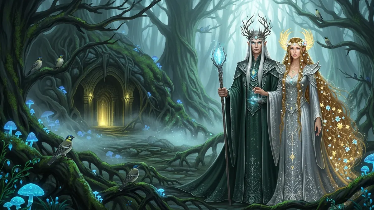 Thingol y Melian: el rey elfo y la reina divina del reino oculto de Doriath